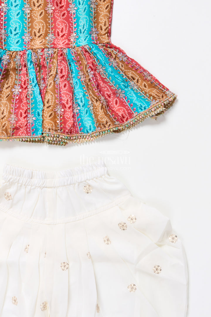 Toddler girl sharara set for birthday celebrations and festive events