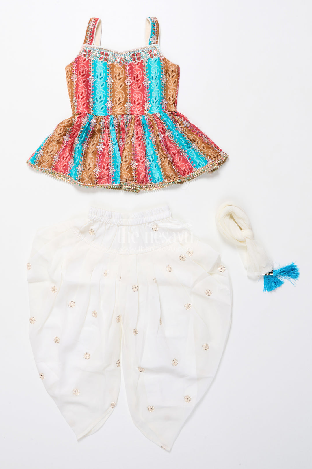 Toddler girl sharara set for birthday celebrations and festive events