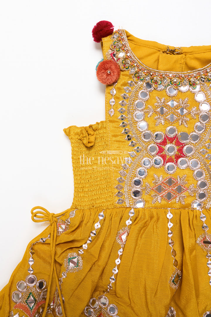 Baby girl plazo set for festive parties and cultural functions