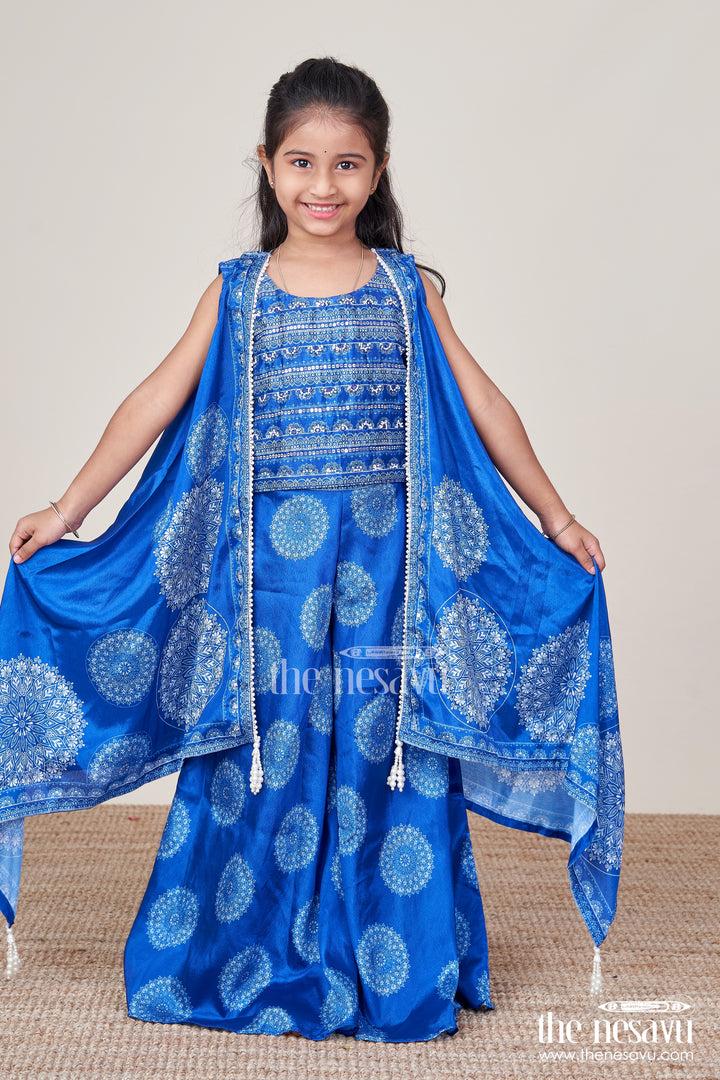 Girls Sharara Set for Ethnic School Days and Festive Performances