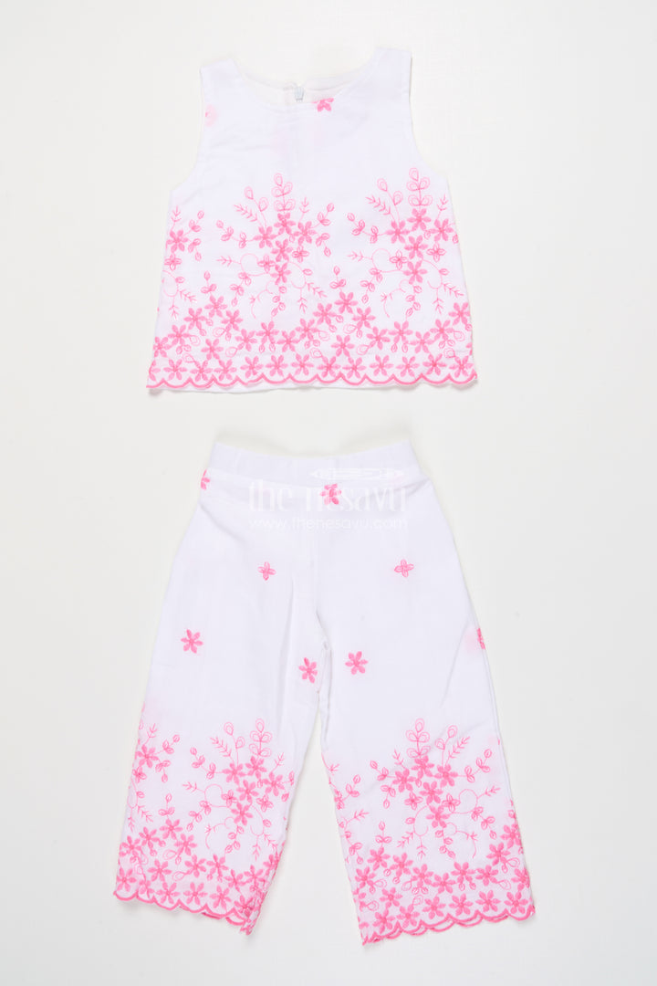 Girls Embroidered Cotton Set for School Ethnic Days and Cultural Outings