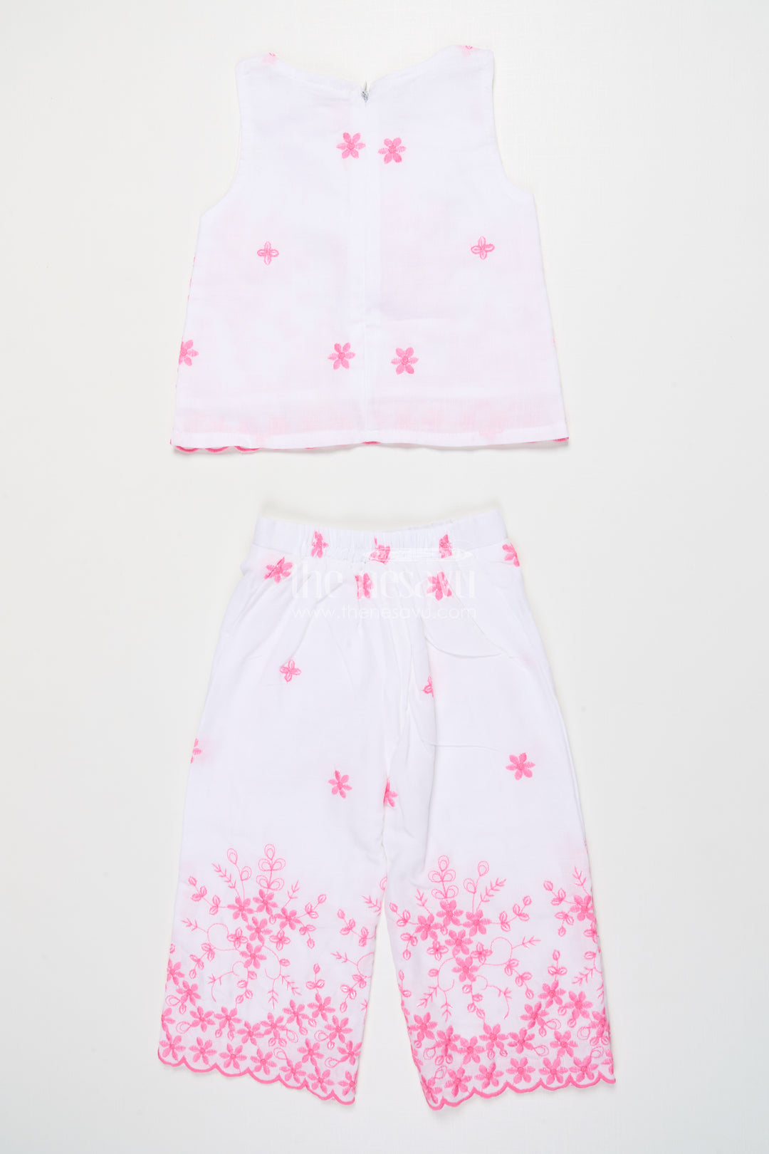 Girls Embroidered Cotton Set for School Ethnic Days and Cultural Outings