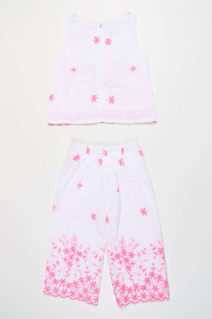 Girls Embroidered Cotton Set for School Ethnic Days and Cultural Outings