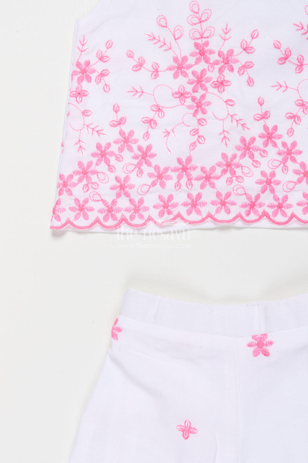 Girls Embroidered Cotton Set for School Ethnic Days and Cultural Outings