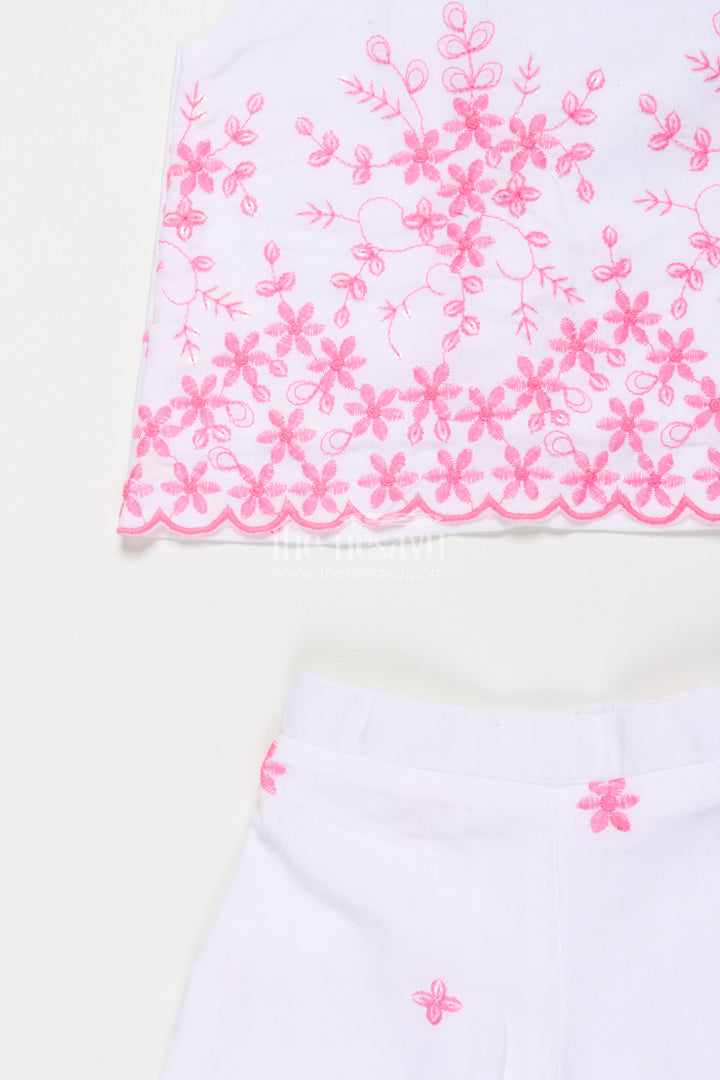 Girls Embroidered Cotton Set for School Ethnic Days and Cultural Outings