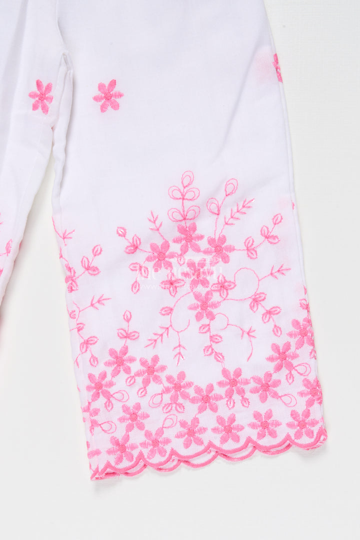 Girls Embroidered Cotton Set for School Ethnic Days and Cultural Outings