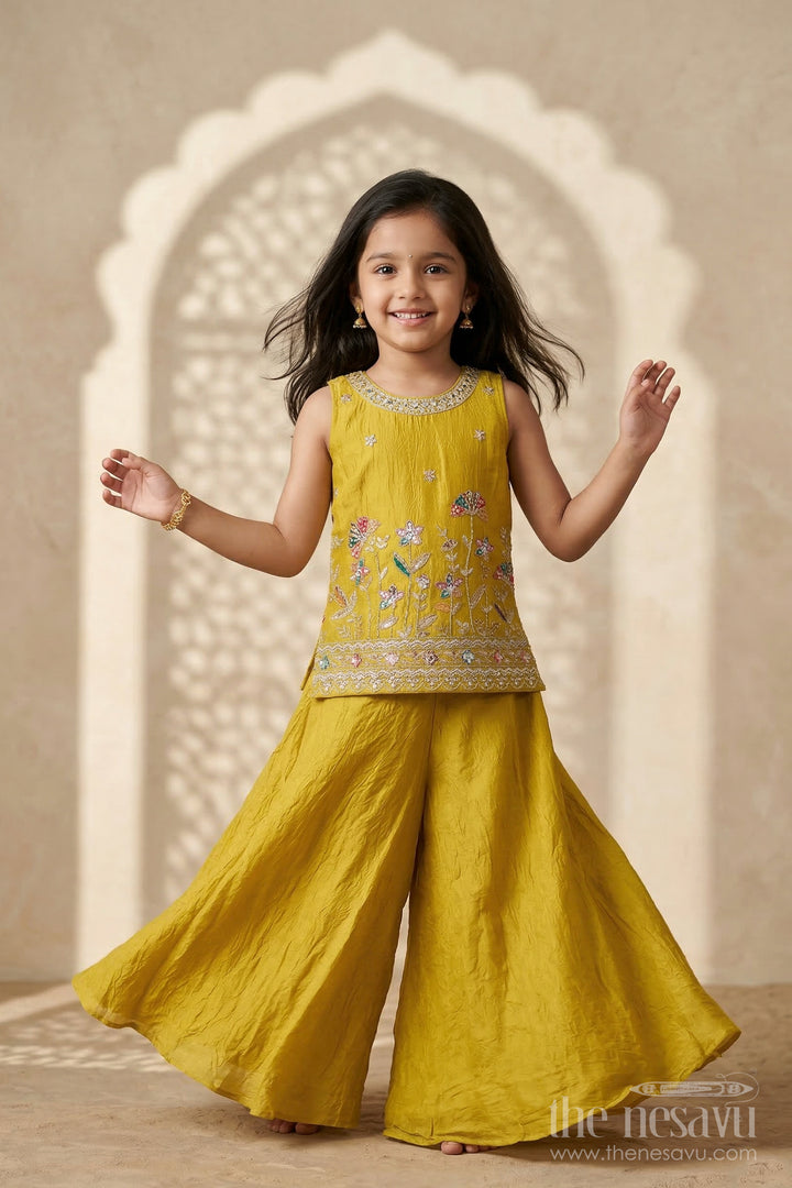 Girls Sharara Set for Festive Celebrations and Wedding Functions