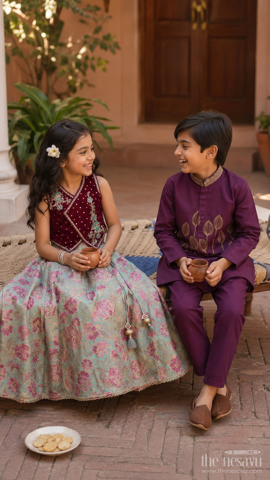 Boys Jacket Kurta Set for Weddings and Festive Receptions