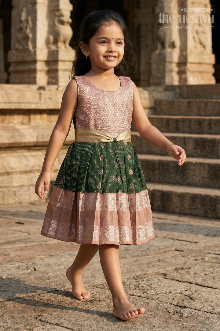 Girls Bridal Silk Frock for Weddings and Receptions