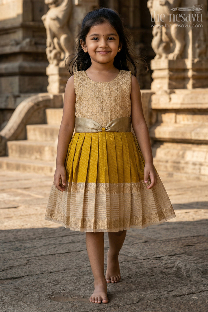 Girls Bridal Silk Frock for Wedding Ceremonies