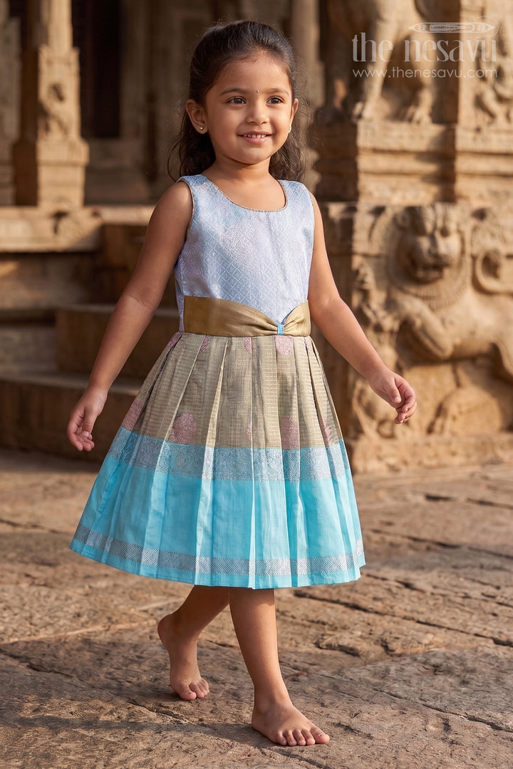 Girls Designer Silk Frock Festive Occasions