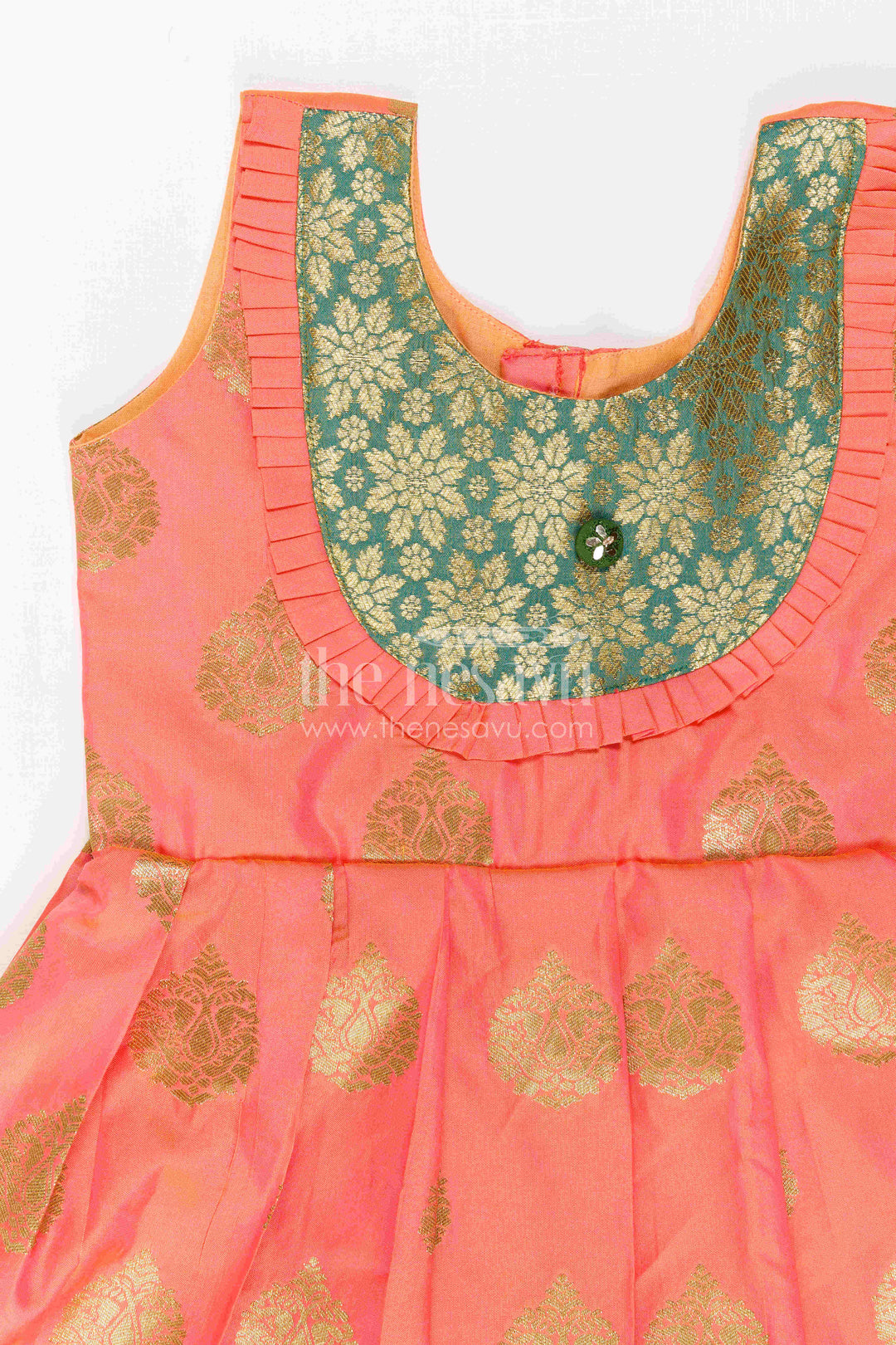 Girls Silk Frock for Navaratri Celebrations and Traditional Events