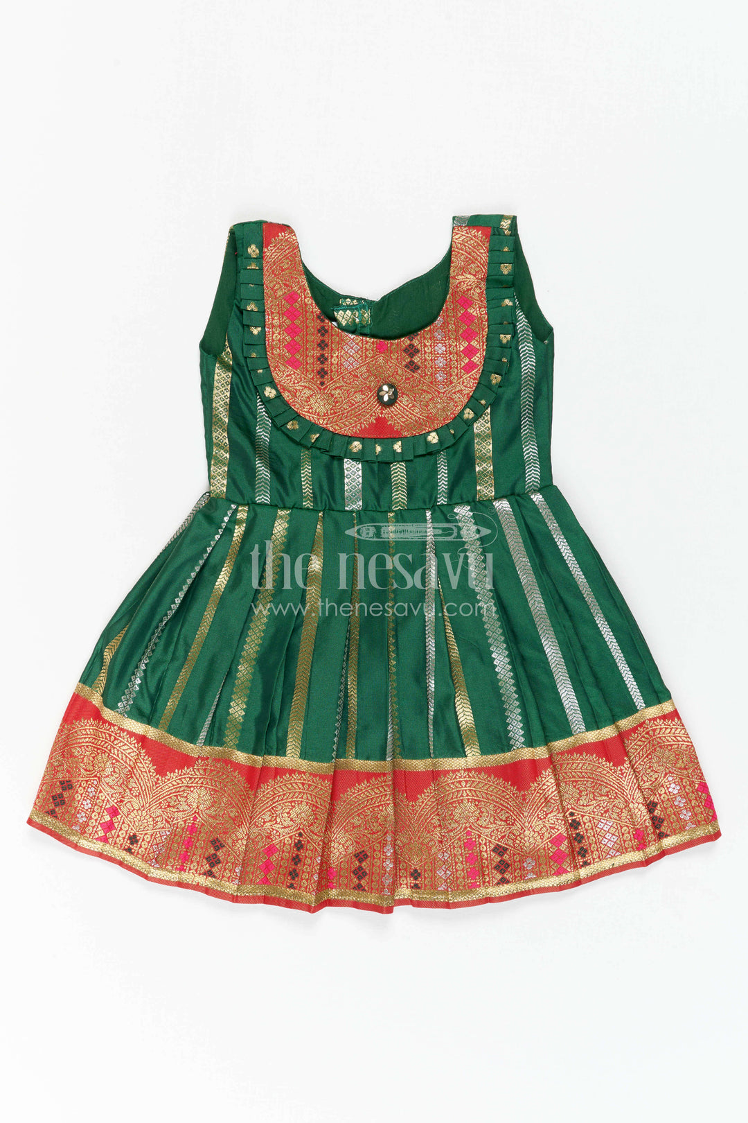 Girls Silk Frock for Wedding Receptions and Festive Occasions