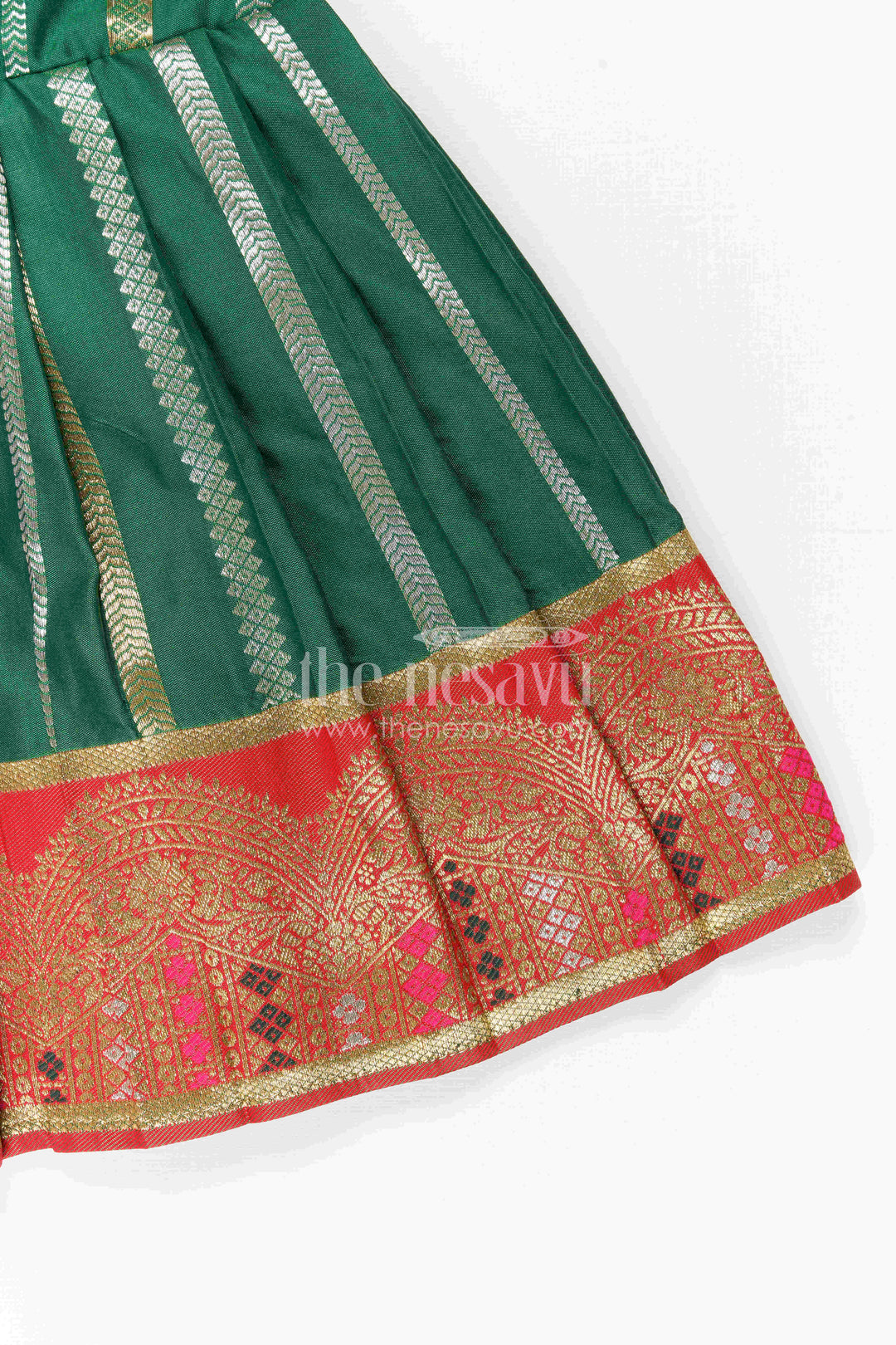 Girls Silk Frock for Wedding Receptions and Festive Occasions