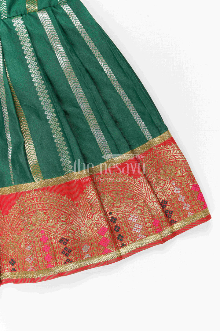 Girls Silk Frock for Wedding Receptions and Festive Occasions