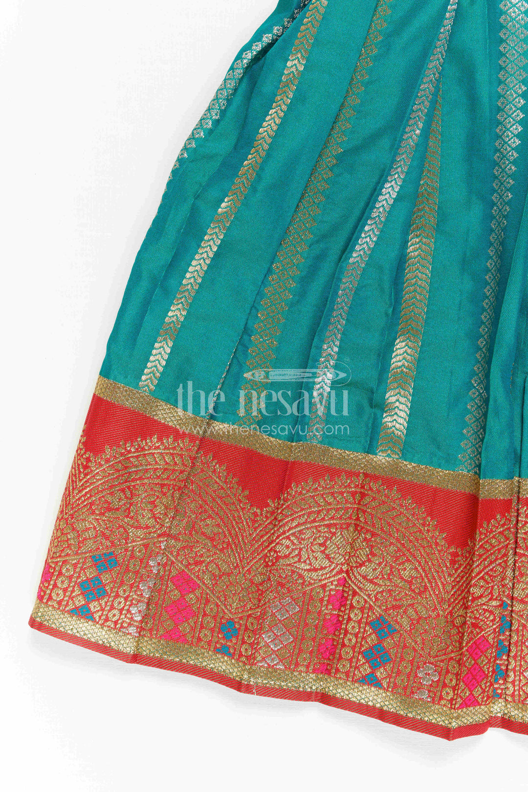 Girls Kanchi Silk Frock for Temple Festivals and Family Celebrations