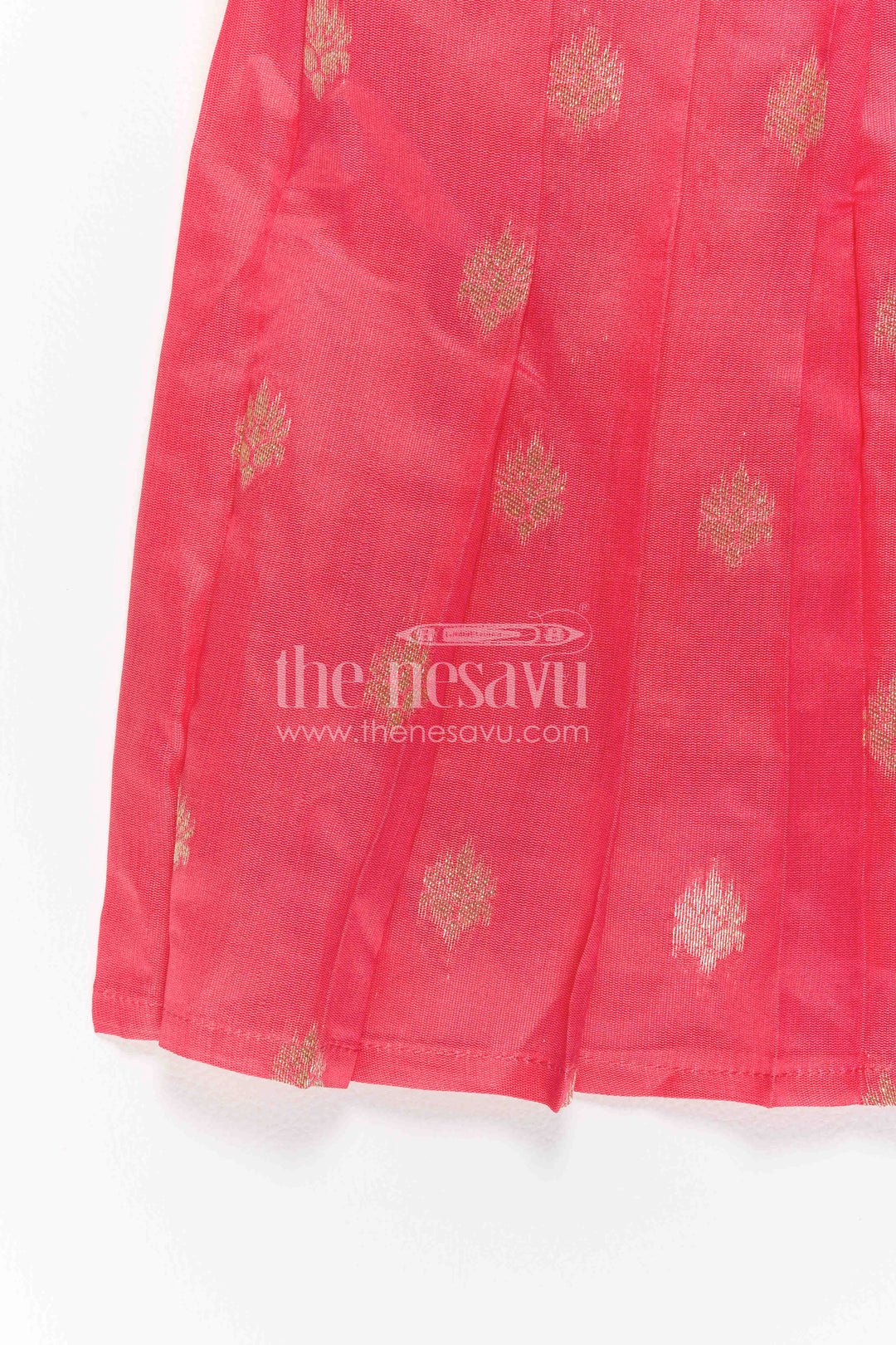 Girls Kanchi Silk Frock for Wedding Visits and Pooja
