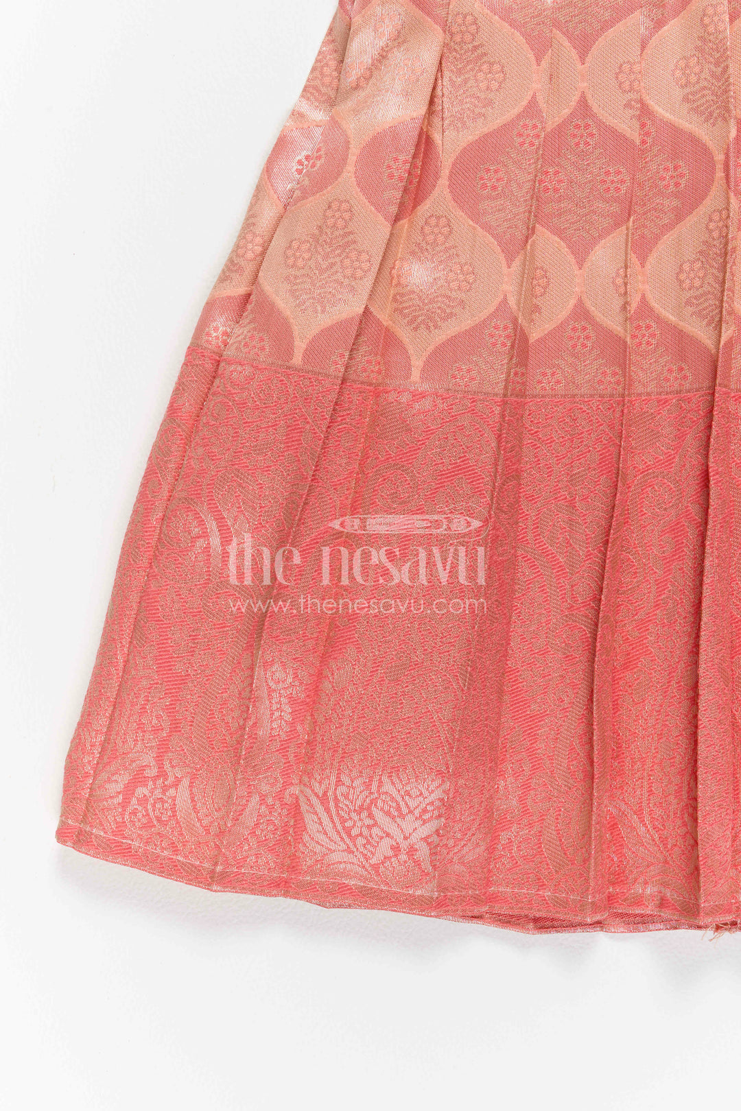 Infant Kanchi Silk Frock for Annaprasana and First Pooja