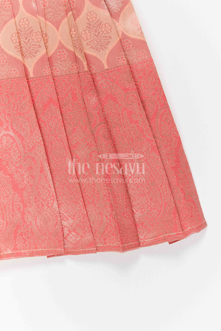 Infant Kanchi Silk Frock for Annaprasana and First Pooja