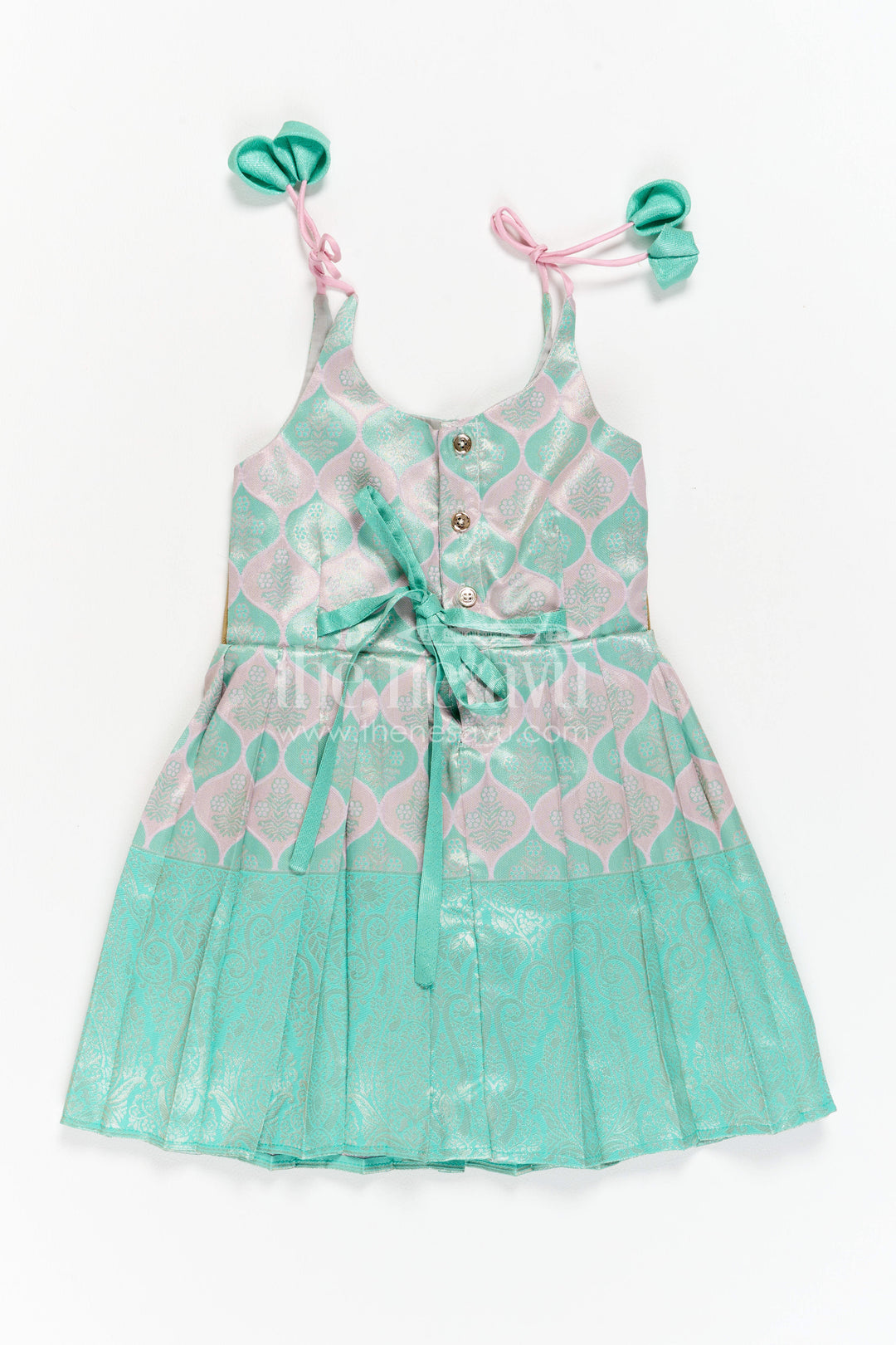 Infant Kanchi Silk Frock for Cradle Ceremony and Pooja
