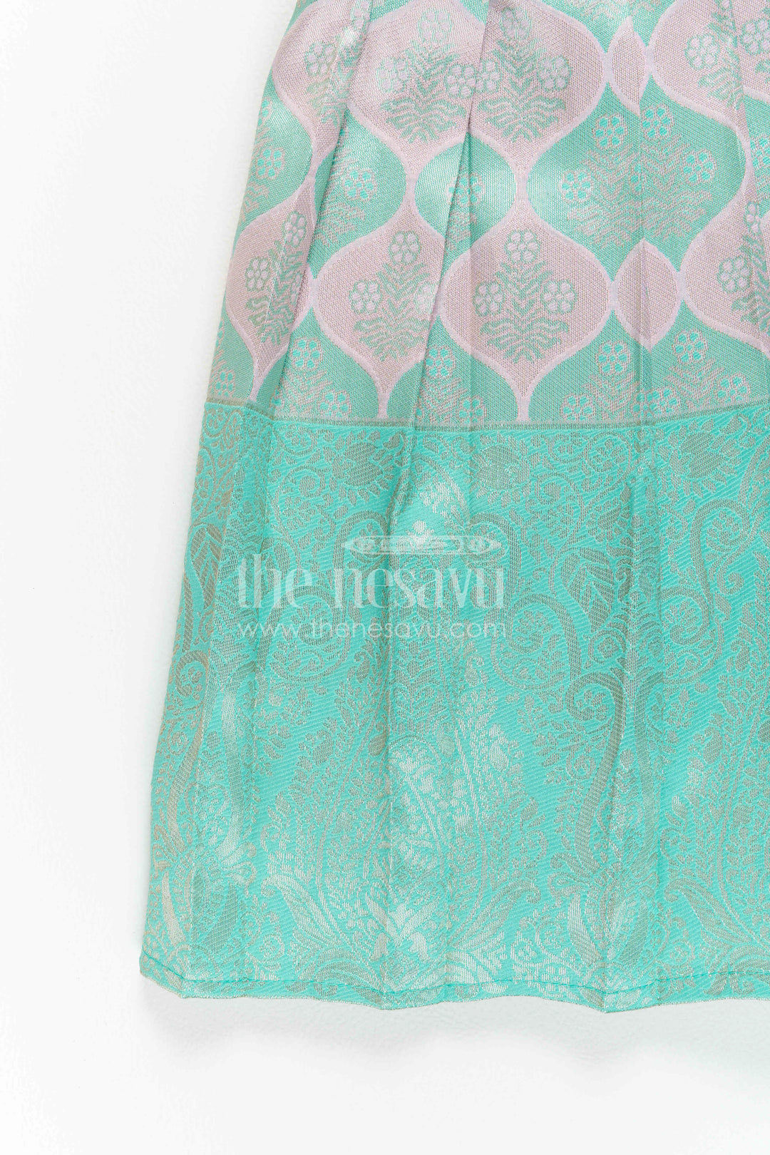 Infant Kanchi Silk Frock for Cradle Ceremony and Pooja
