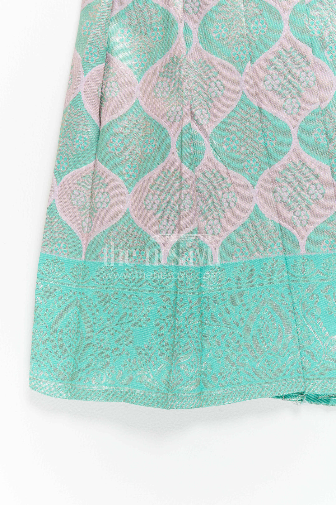 Infant Kanchi Silk Frock for Cradle Ceremony and Pooja