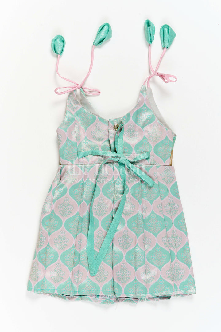 Infant Kanchi Silk Frock for Cradle Ceremony and Pooja