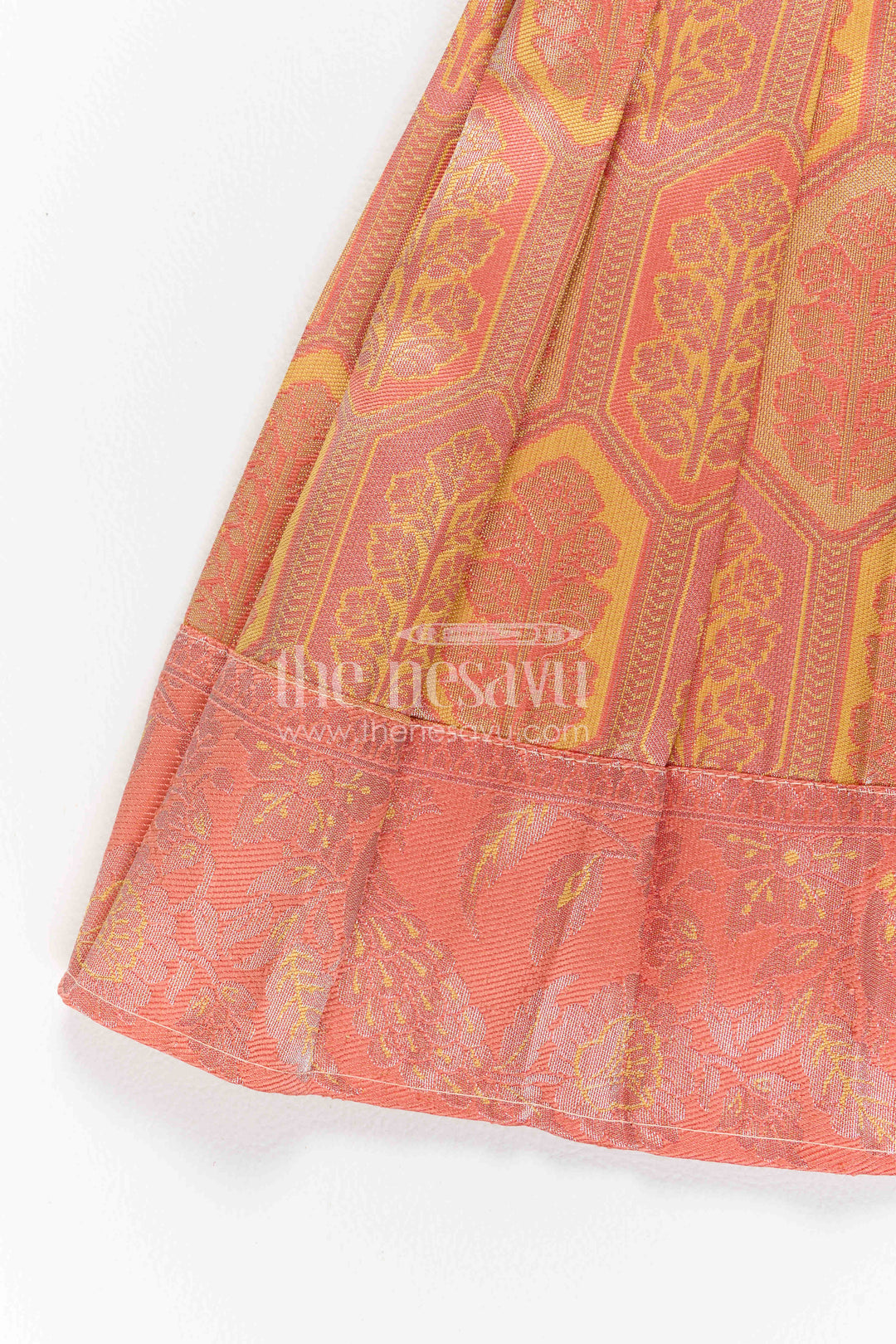 Infant Kanchi Silk Frock for Baby Shower Function