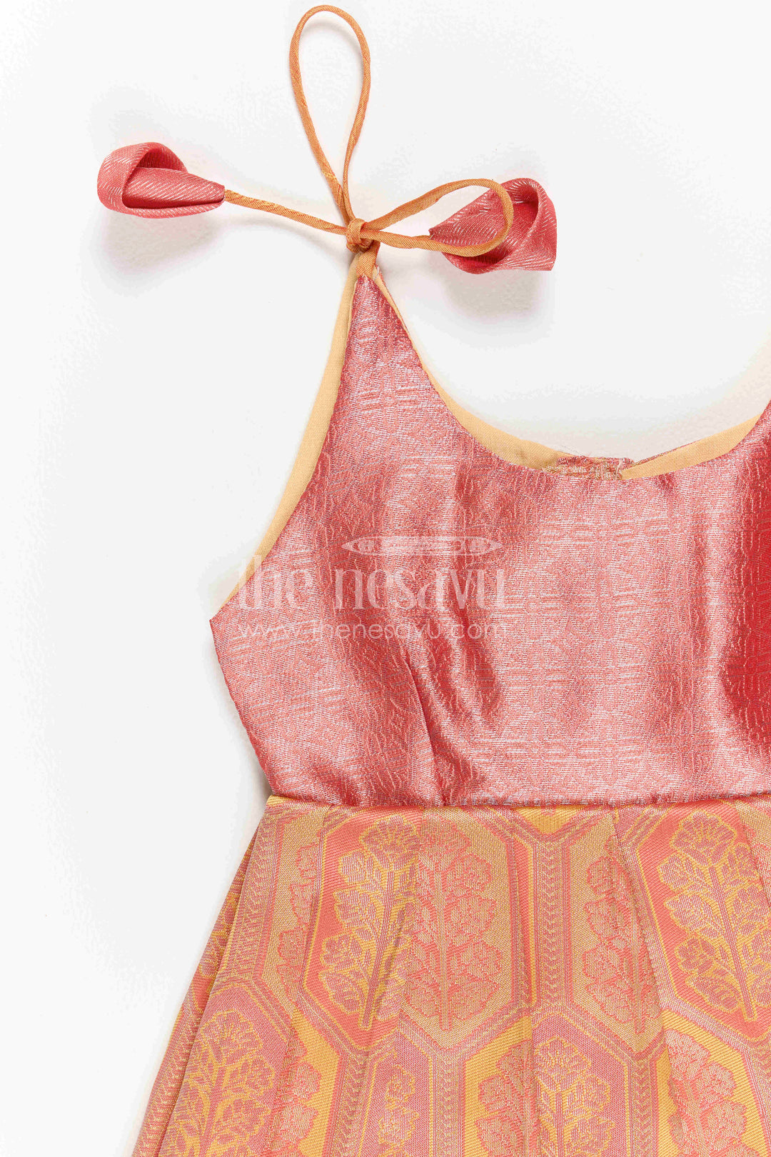Infant Kanchi Silk Frock for Baby Shower Function