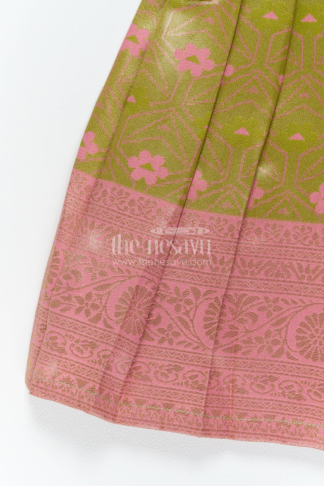 Silk Frock for Girls in Gold with an Occasion Ready Finish