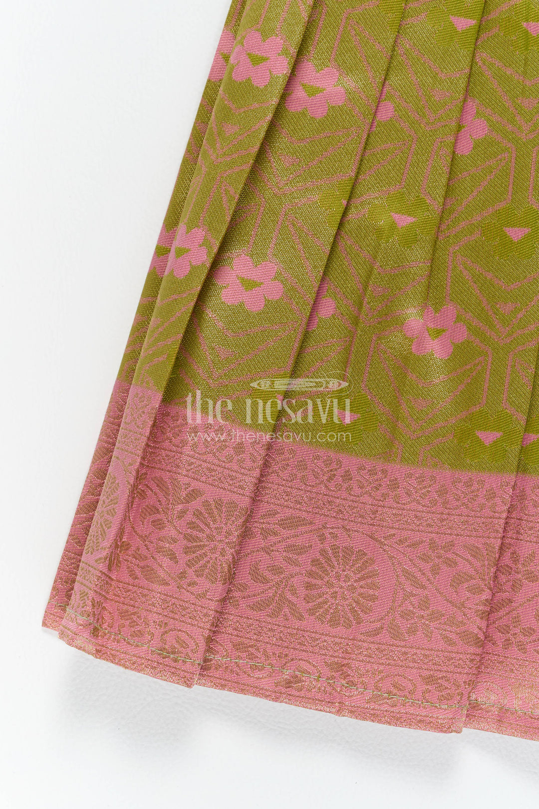 Silk Frock for Girls in Gold with an Occasion Ready Finish