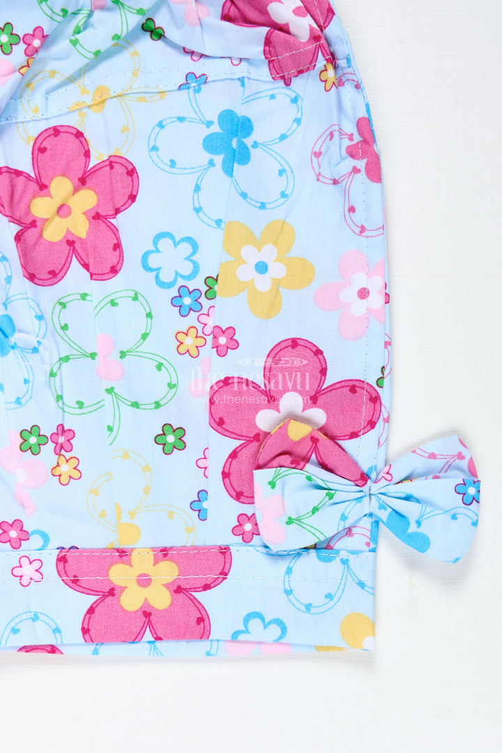 Girls Cotton Floral Shorts For School And Fun Days Out