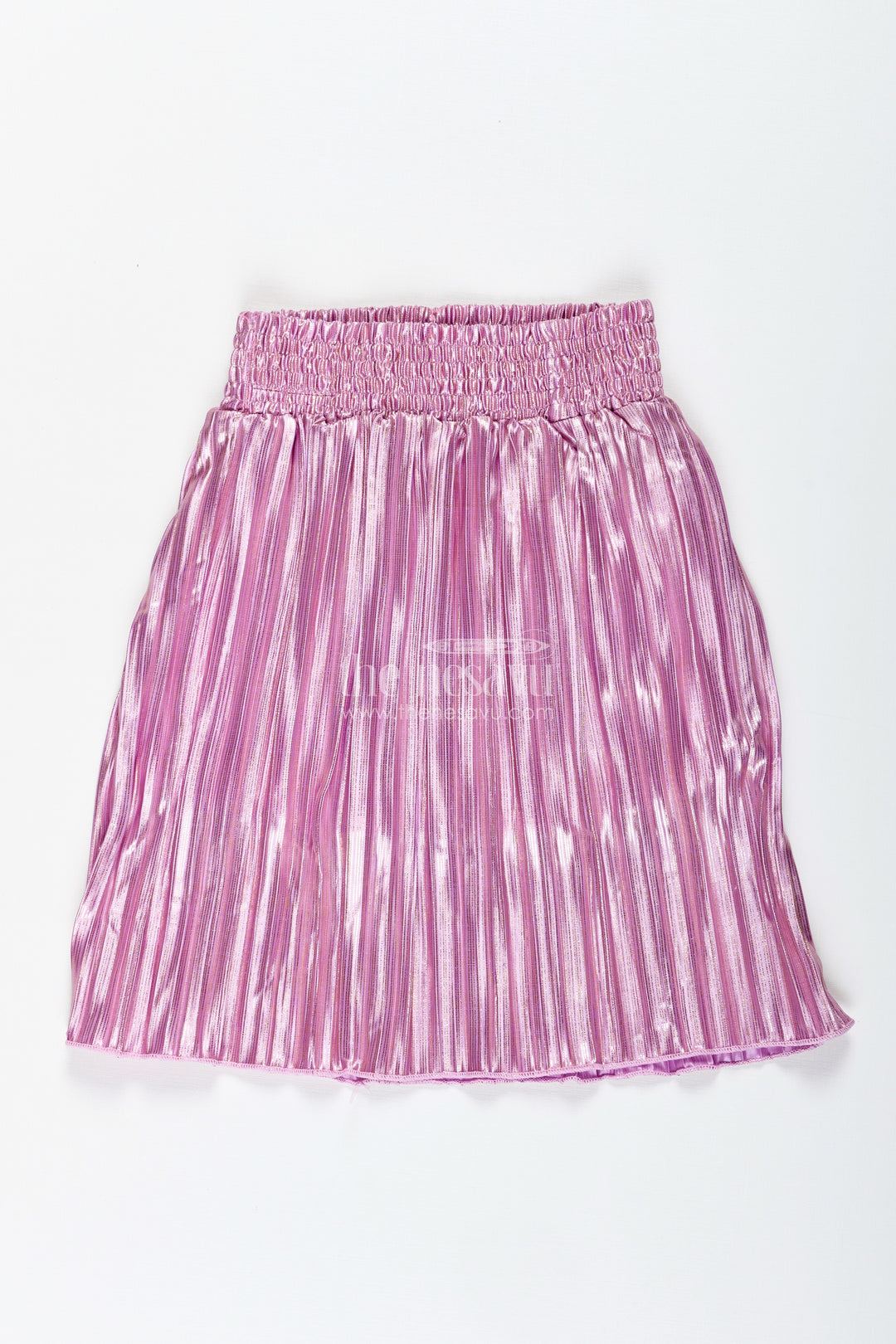 Girls Pink Shimmer Skirt For Birthday And Celebration Outfits