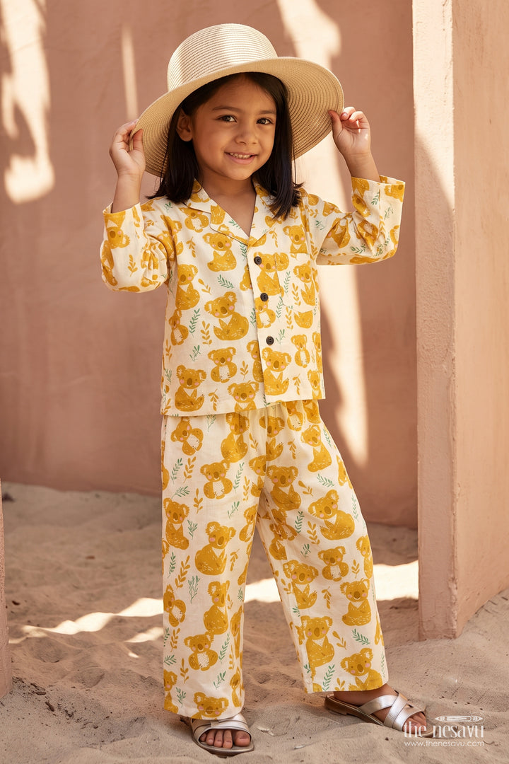 Kids Cotton Night Dress for Bedtime and Home Comfort