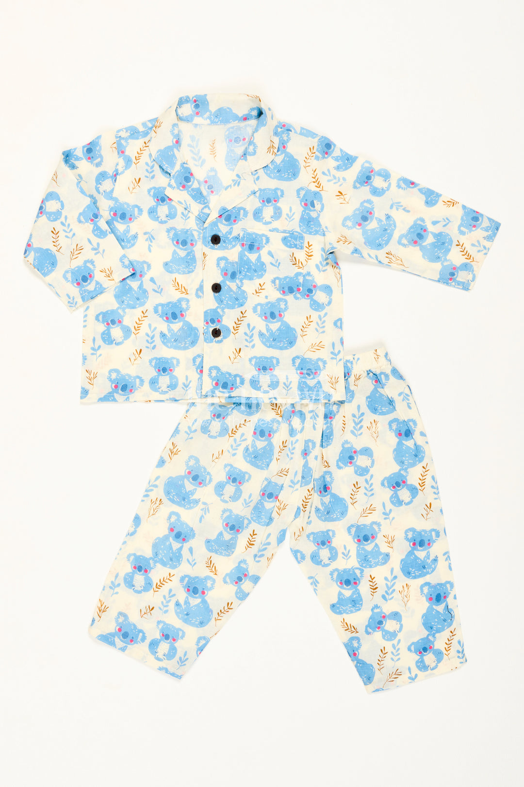 Boys Cotton Night Dress for Travel Stays and Daily Sleepwear