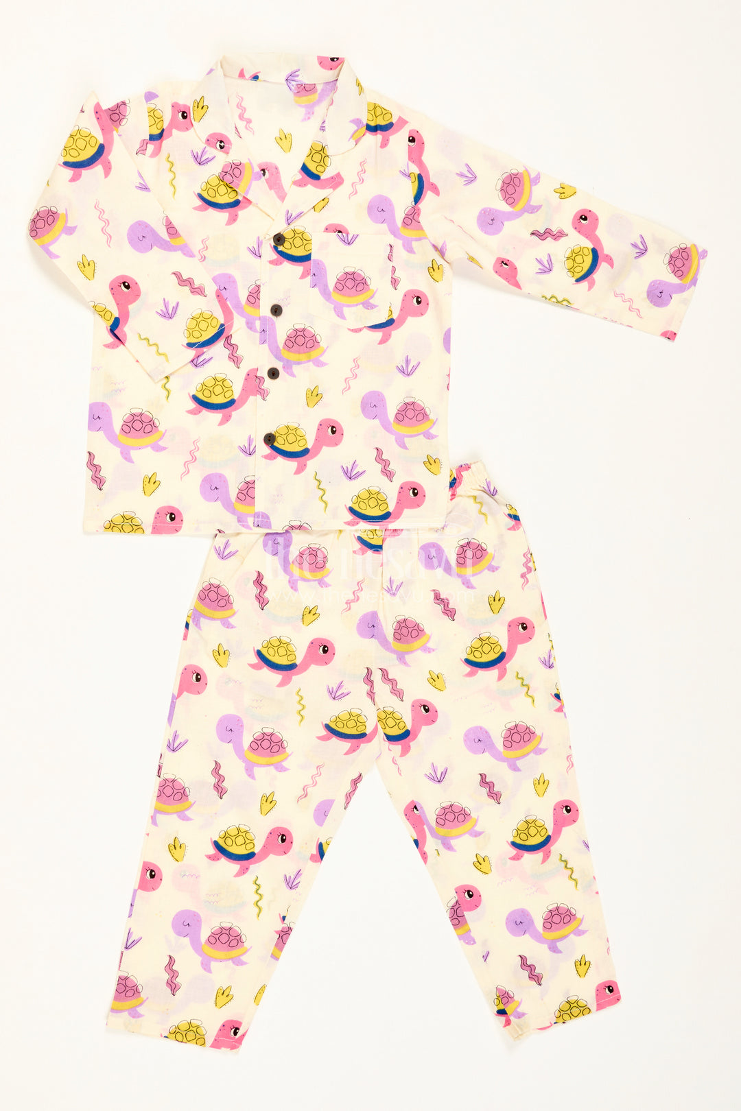 Girls Cotton Night Suit for Cosy Sleep and Home Lounging