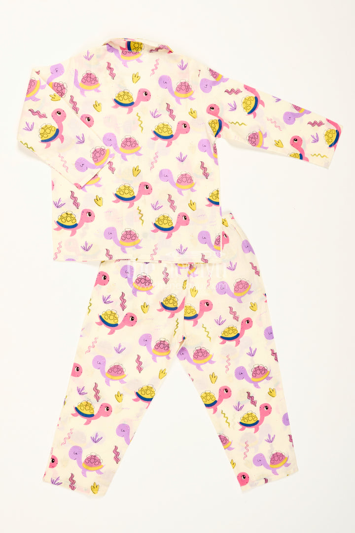Girls Cotton Night Suit for Cosy Sleep and Home Lounging