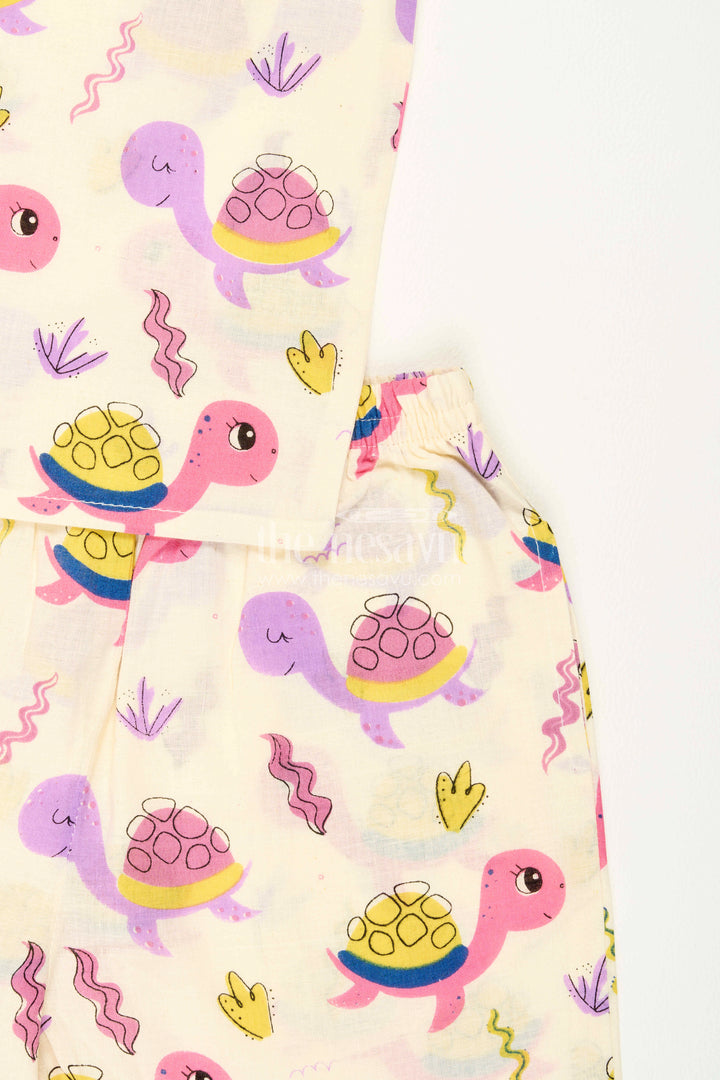 Girls Cotton Night Suit for Cosy Sleep and Home Lounging