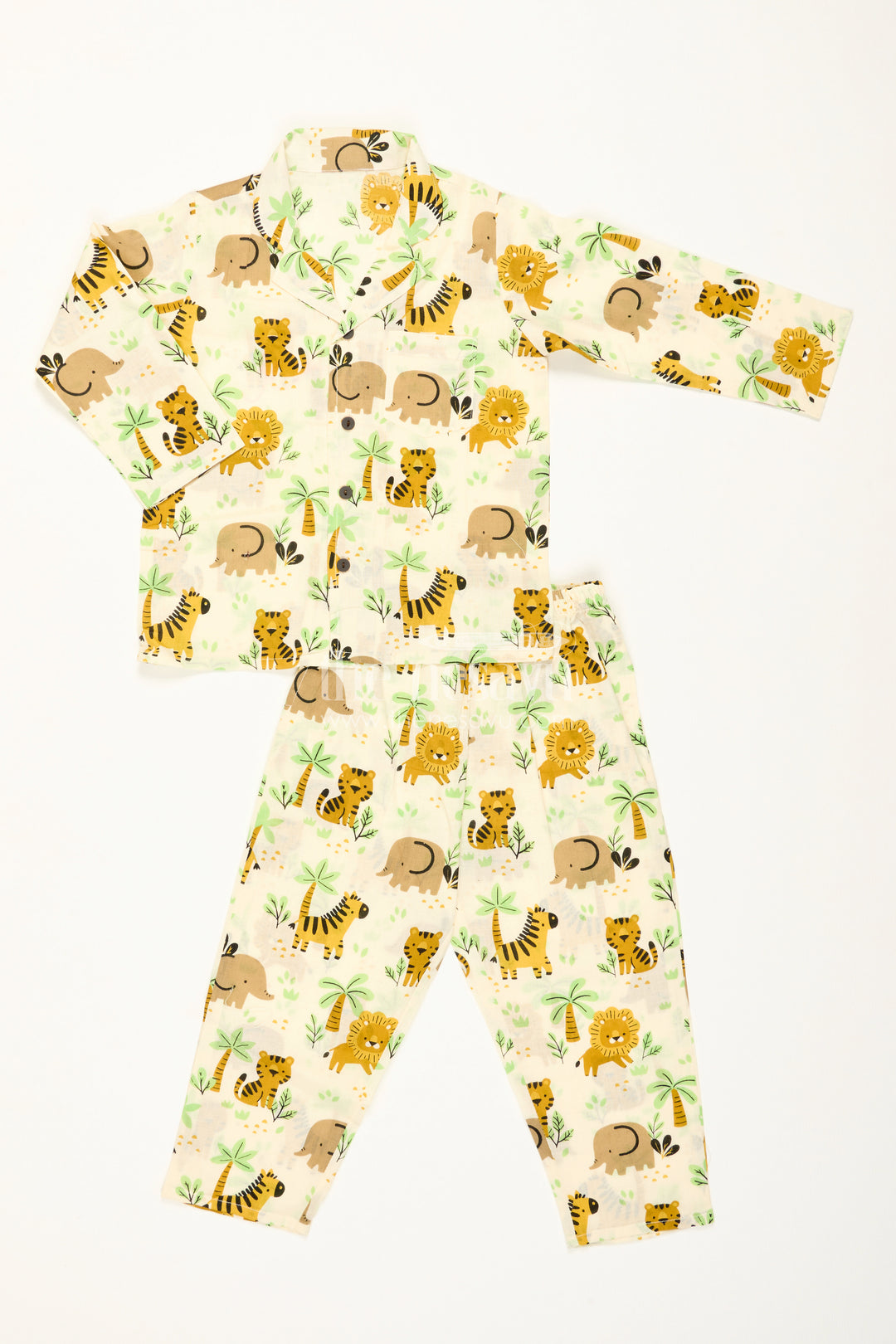 Kids Printed Cotton Nightwear for Bedtime and Travel Packing