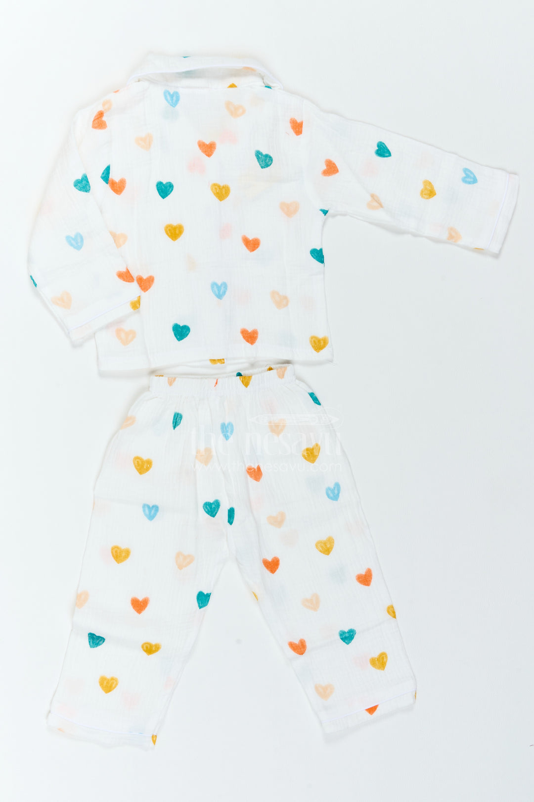 Kids Muslin Night Suit for Bedtime Comfort and Relaxed Sleep