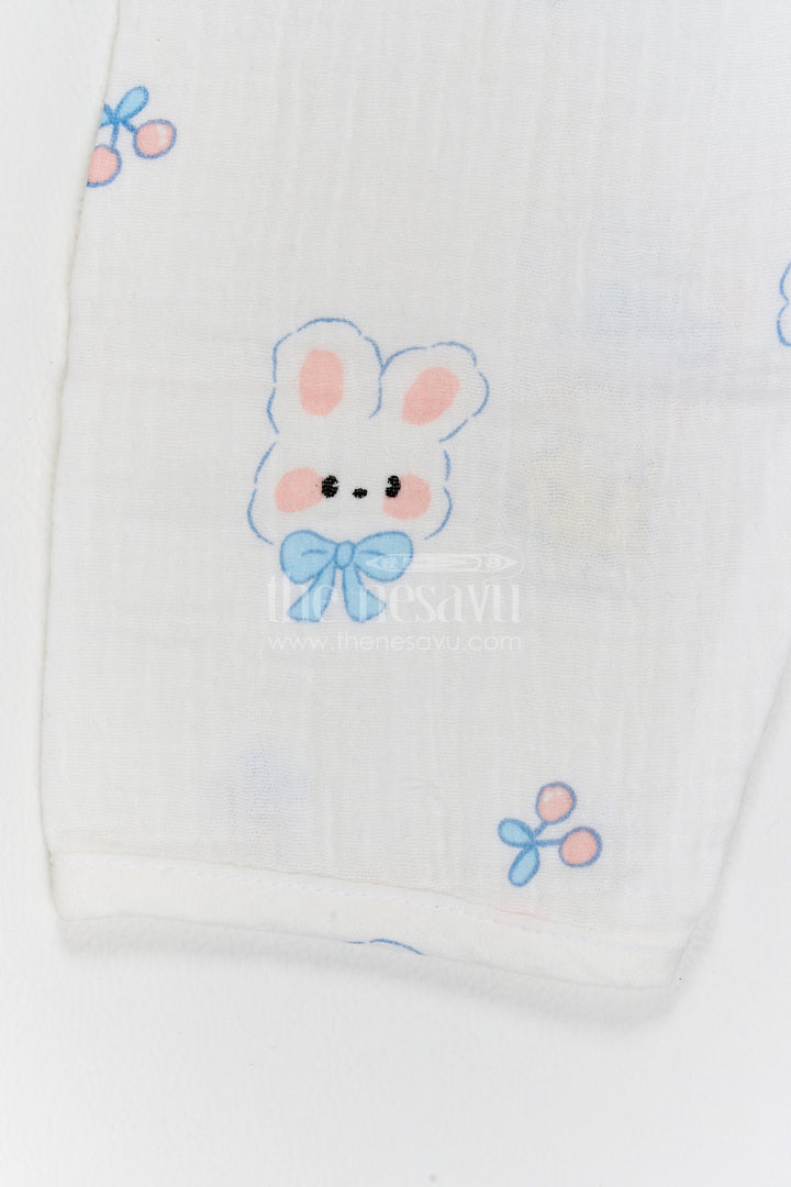 Kids Bunny Print Night Suit for Cosy Bedtime and Sleepovers
