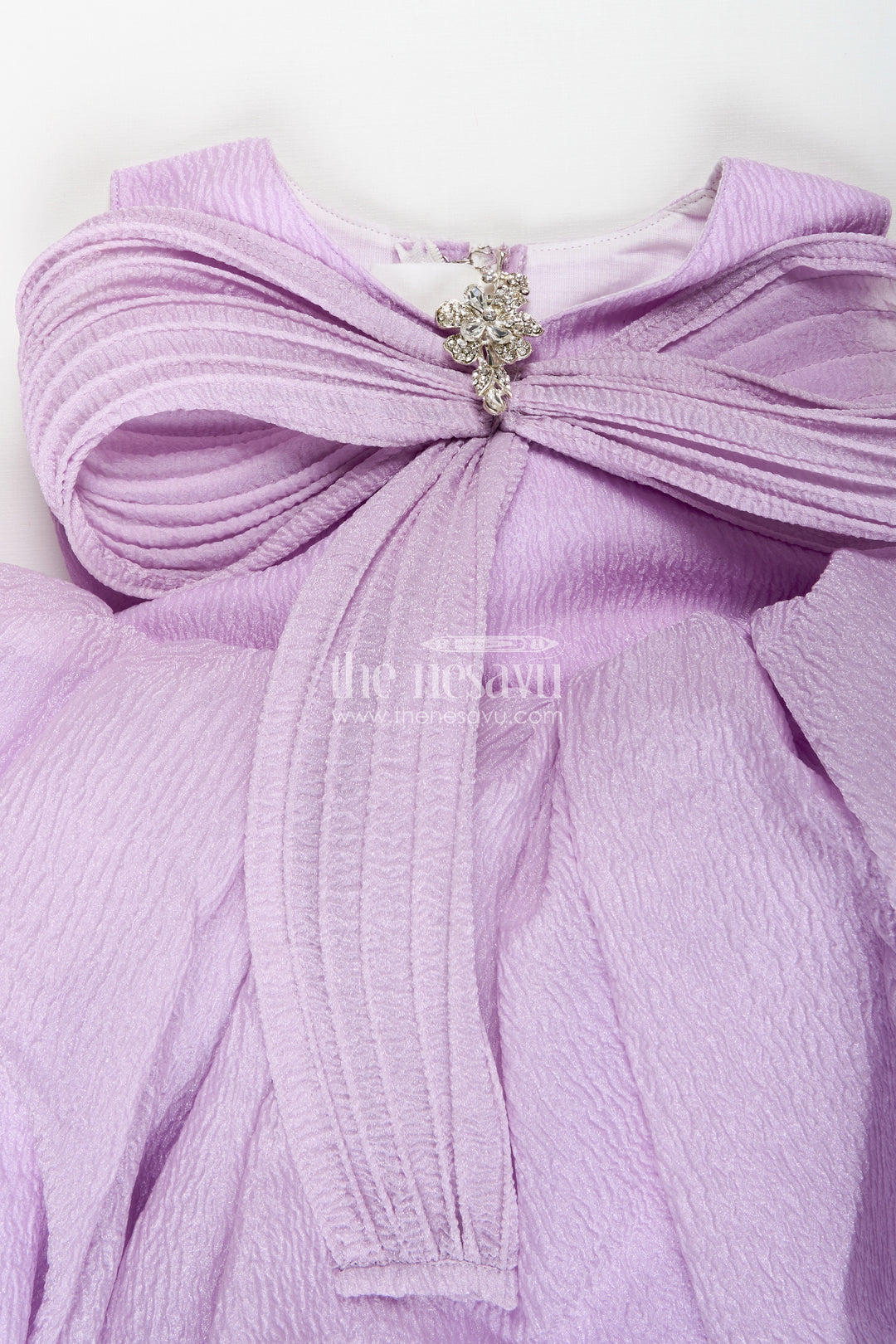 Baby Girl Birthday Dress With Bow Comfortable And Stylish