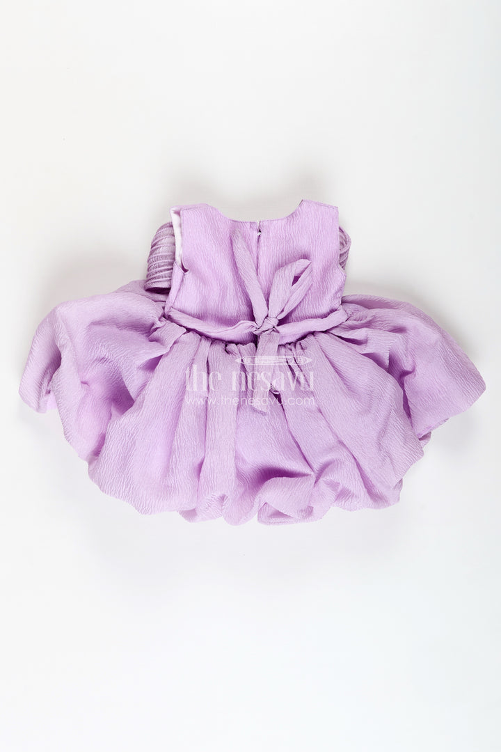 Baby Girl Birthday Dress With Bow Comfortable And Stylish