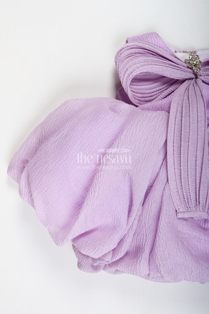 Baby Girl Birthday Dress With Bow Comfortable And Stylish