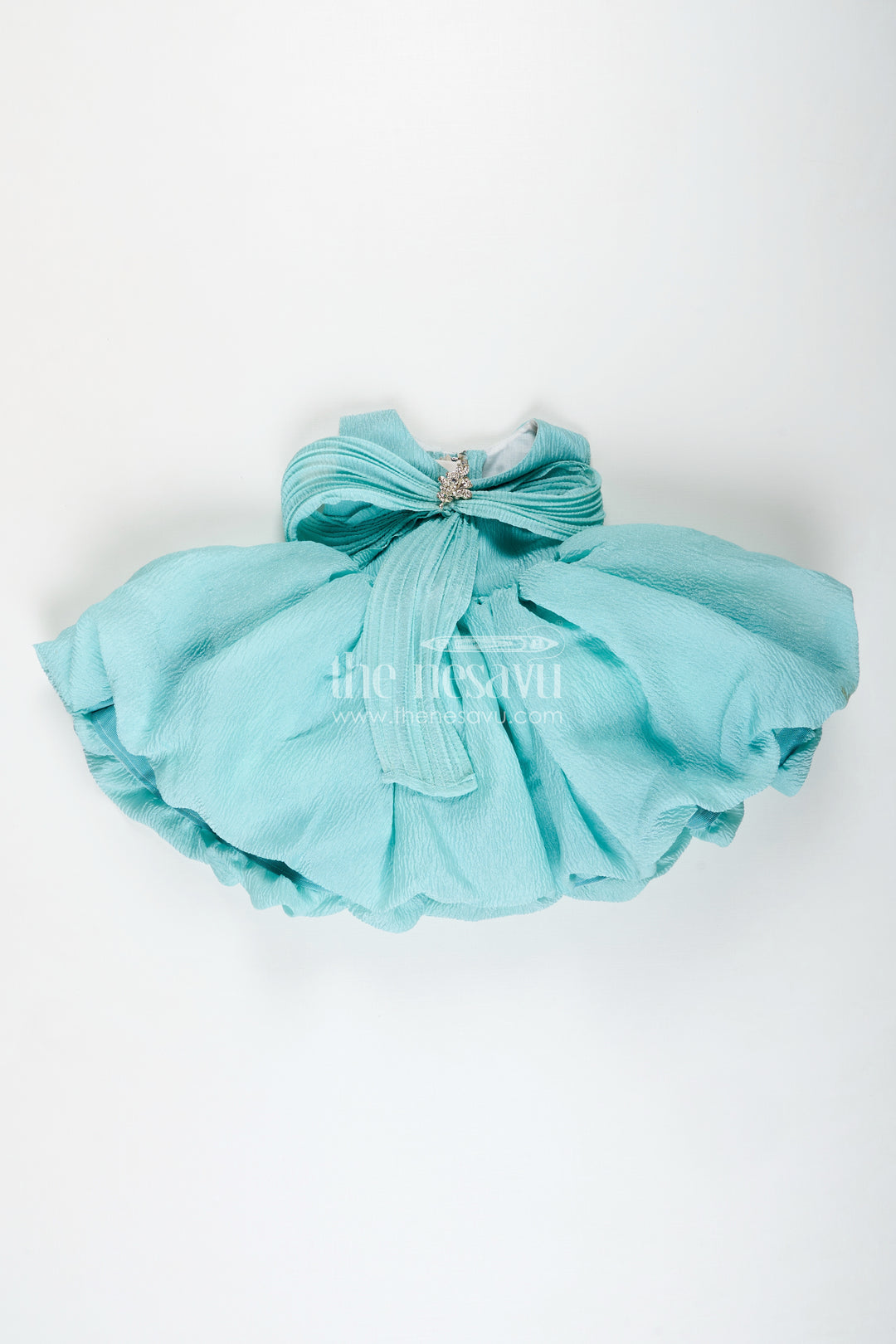 Party Wear Frock For Baby Girls Cute Bow Design And Flare