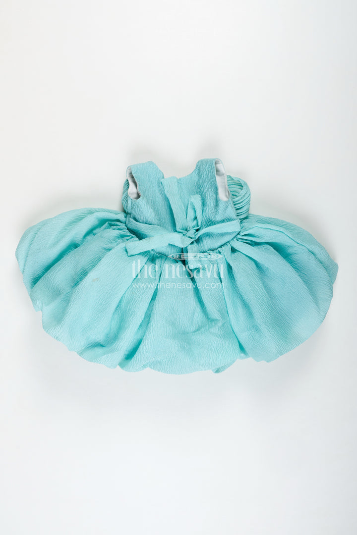 Party Wear Frock For Baby Girls Cute Bow Design And Flare