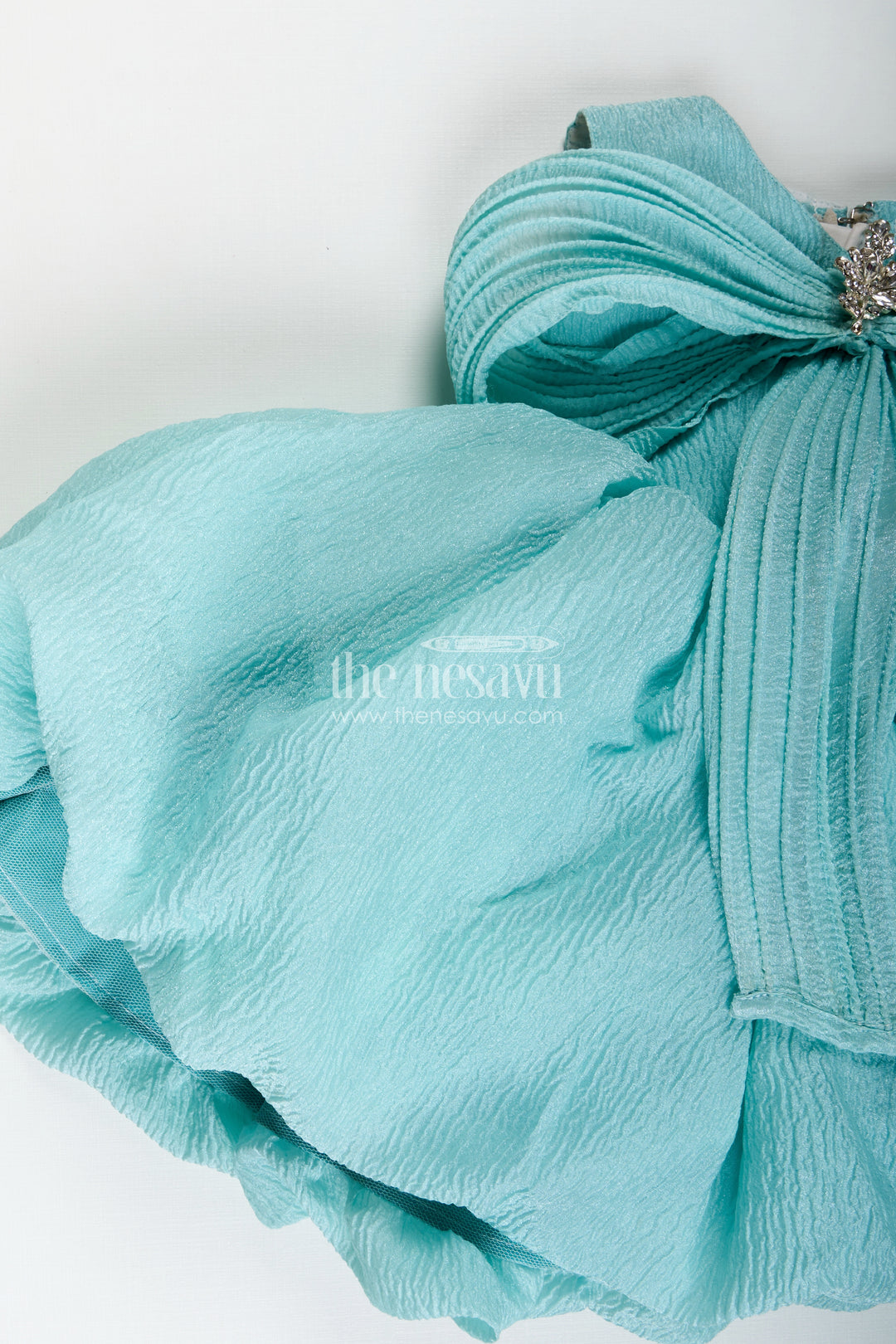 Party Wear Frock For Baby Girls Cute Bow Design And Flare