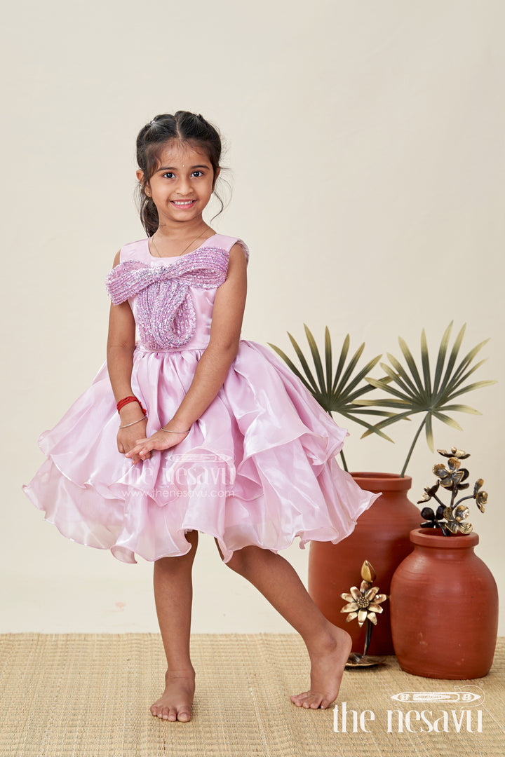 Special Occasion Baby Frock With Ruffles Perfect For Birthday Party Celebrations