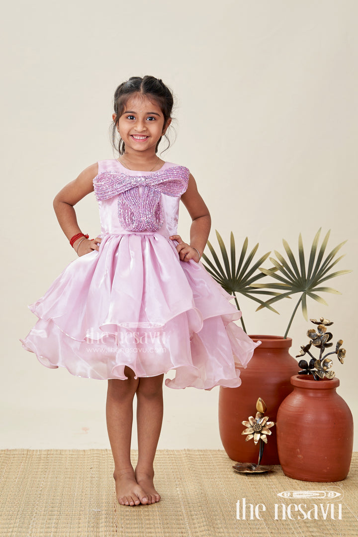 Special Occasion Baby Frock With Ruffles Perfect For Birthday Party Celebrations