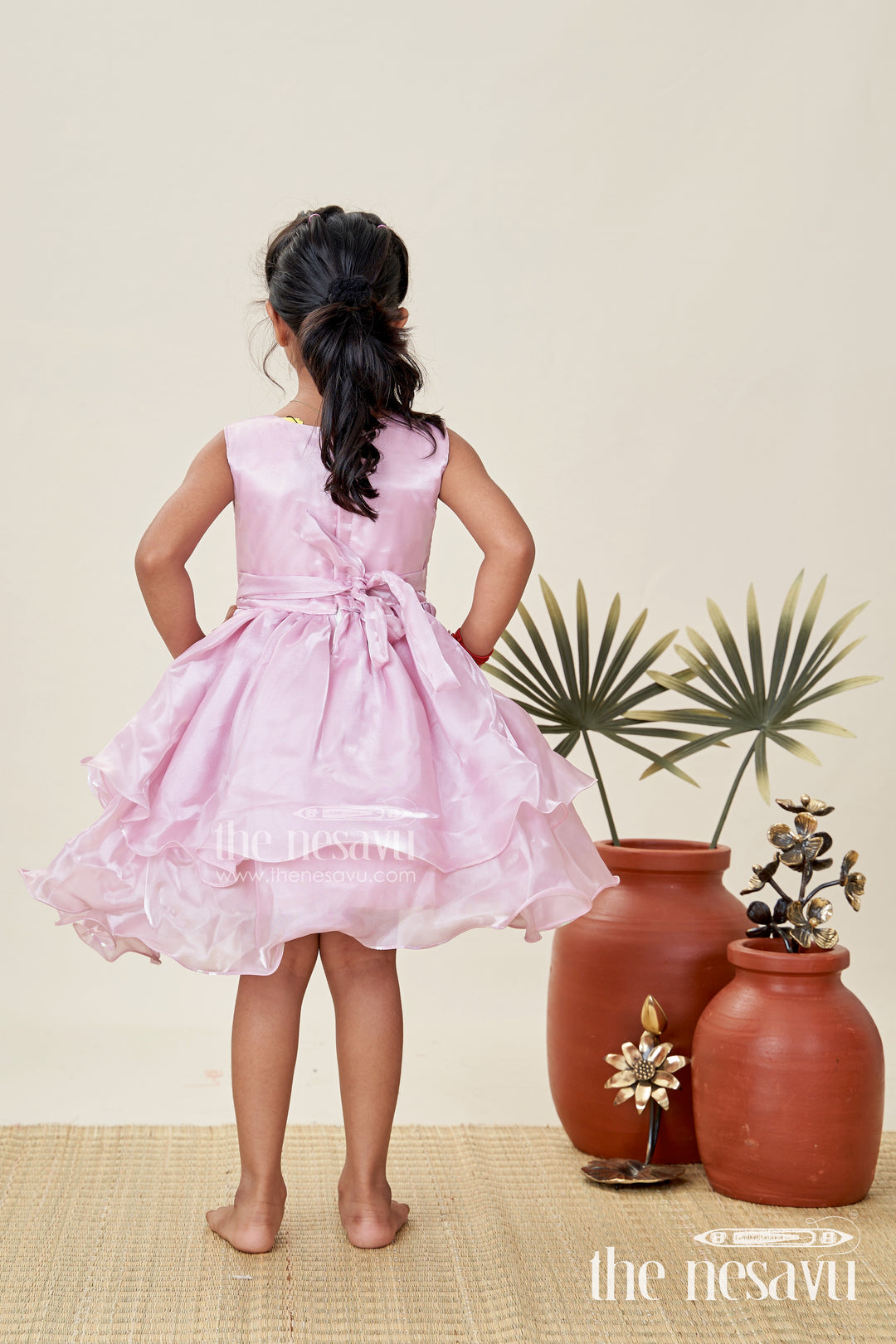 Special Occasion Baby Frock With Ruffles Perfect For Birthday Party Celebrations